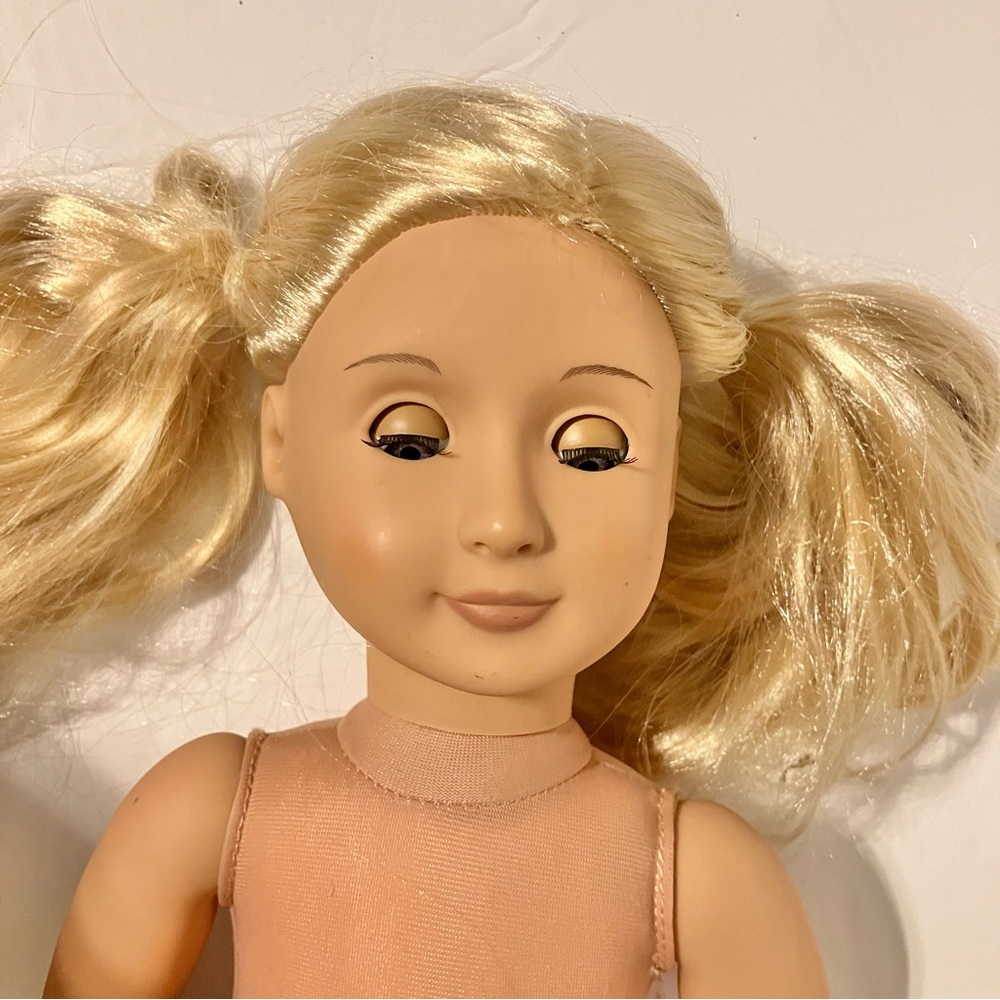 Battat Our Generation 18” Cloth & Vinyl Doll Blonde Hair Blue Eyes Posable - Picture 3 of 10
